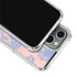 Rose Quartz & Serenity Floral iPhone 13 Pro Max Clear Case